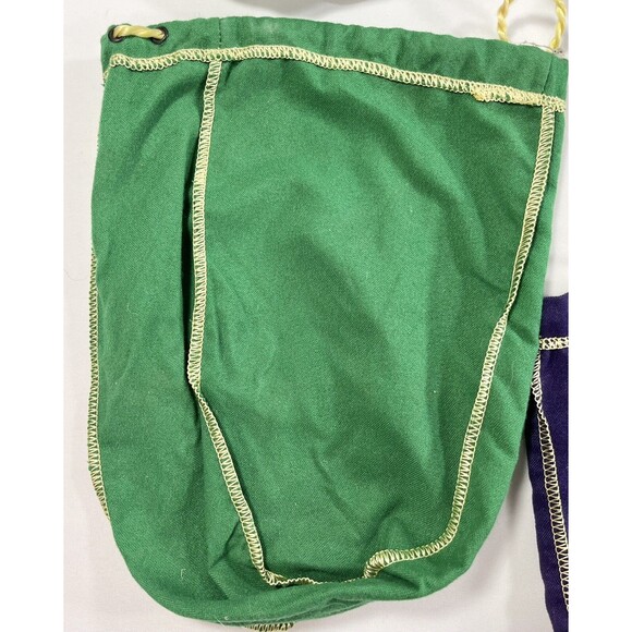 Seven .750 Crown Royal Bags Mixed Lot of 7 Purple, Green, and Tan Bags - Picture 11 of 16